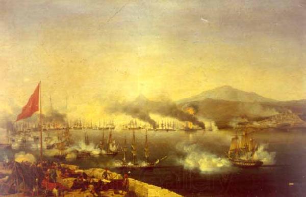 Ambroise-Louis Garneray The Naval Battle of Navarino Germany oil painting art
